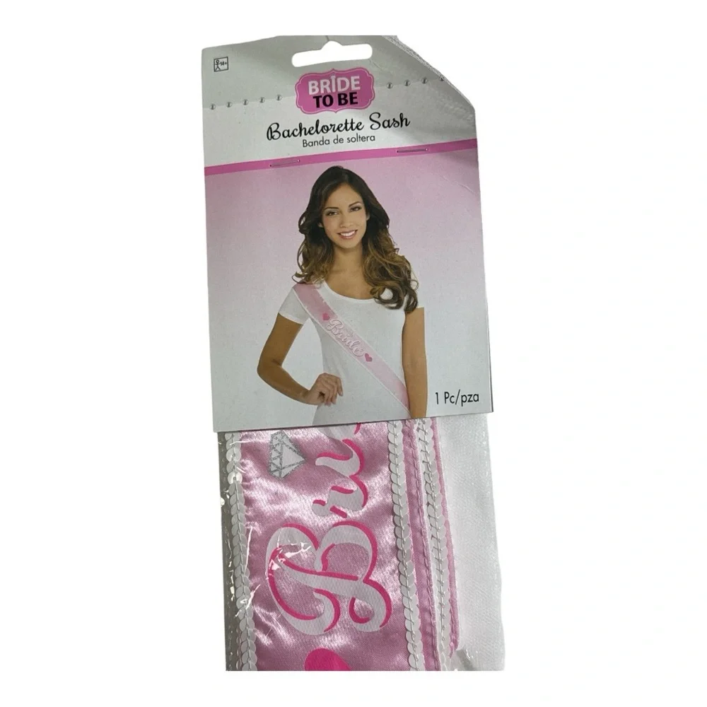 Bride to Be Sash Bundle with Pink Accents